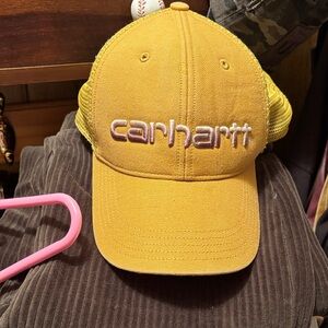 Carhartt Mustard Yellow Mesh Cap
